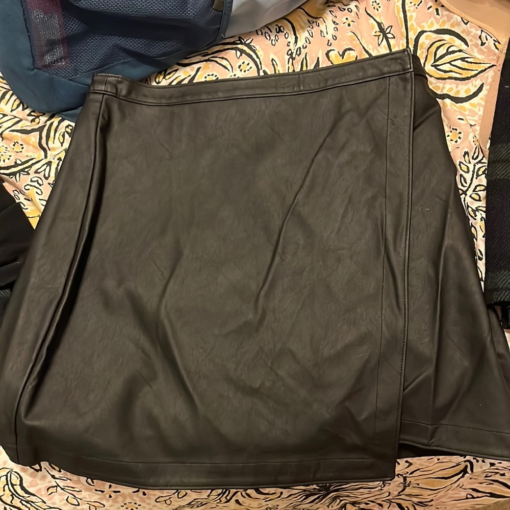 Abercrombie Black Wrap Skirt